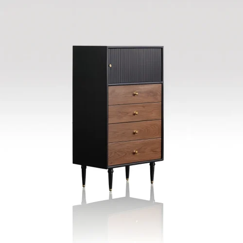 Contemporary Storage Cabinet With Drawers
