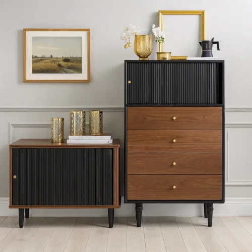 Alternative view of Contemporary Storage Cabinet With Drawers