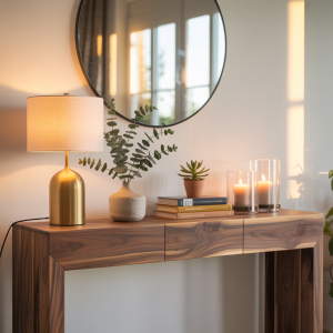 how-to-style-your-console-table-with-decor-lighting
