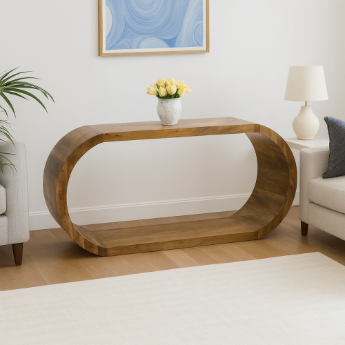 Alternative view of Minimalist Entry Console Table