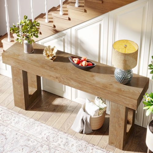 Alternative view of Modern Console Table For Hallway