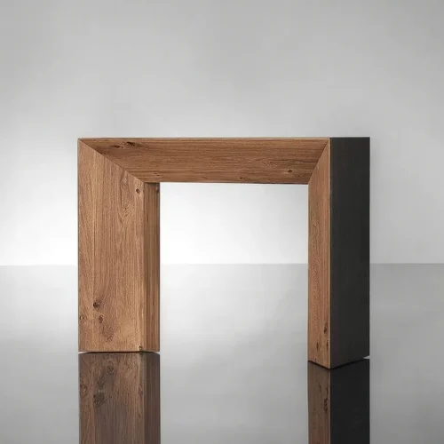 Nordic Console Table With Rectangular Design