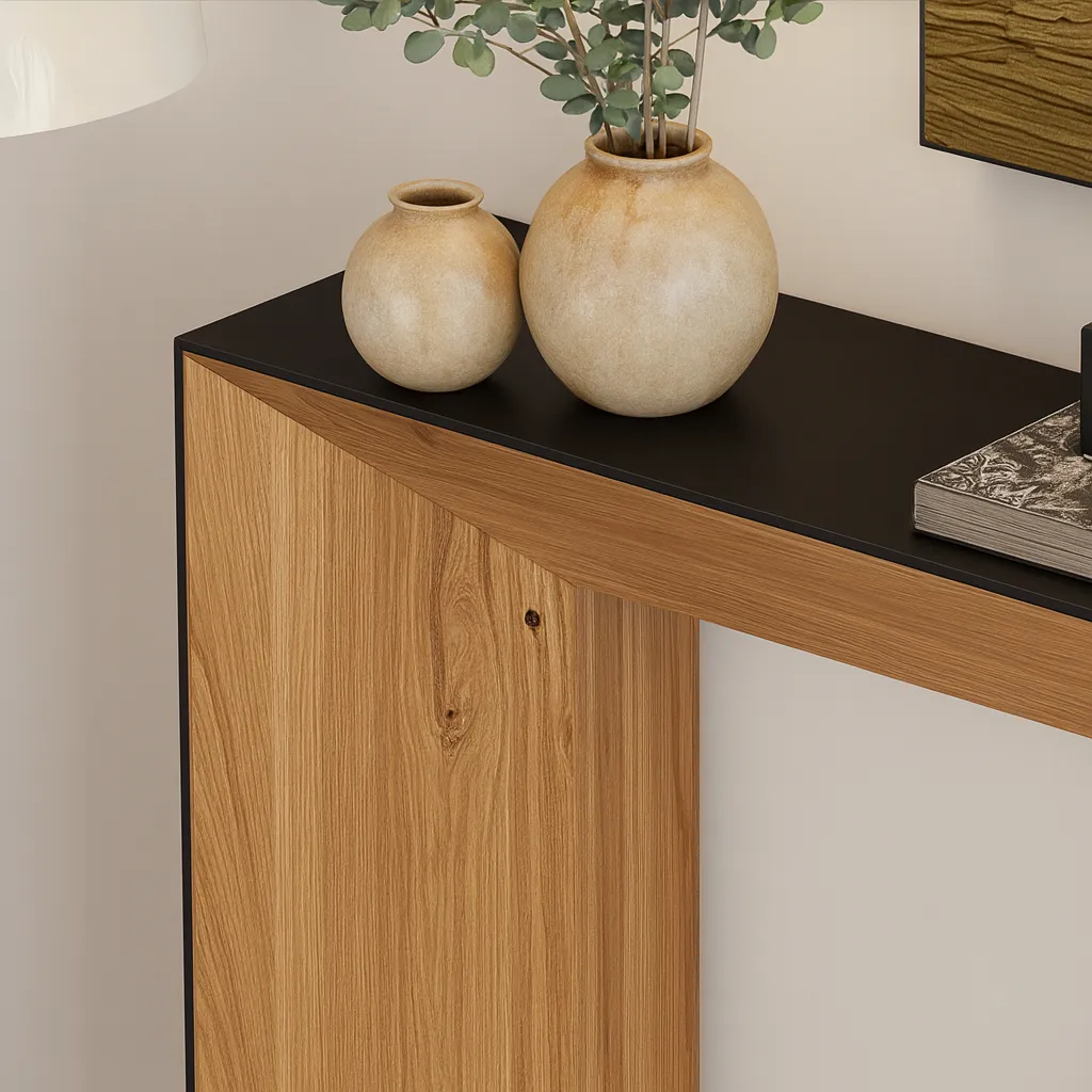 Nordic Console Table With Rectangular Design - Image 3